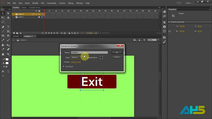 How to exit in Adobe Flash CC/ AS3