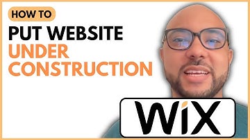 How To Put Wix Website Under Construction