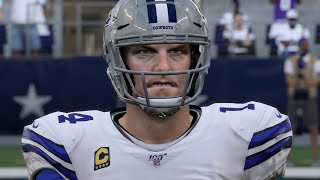 Cincinnati bengals vs. dallas cowboys madden 20 draft sim. andy dalton
led take on joe burrow and the bengals. rosters are updated to include
2020 d...