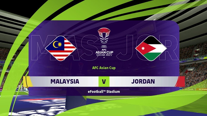 Sorotan perlawanan: Malaysia 1-1 Jordan Asian Cup