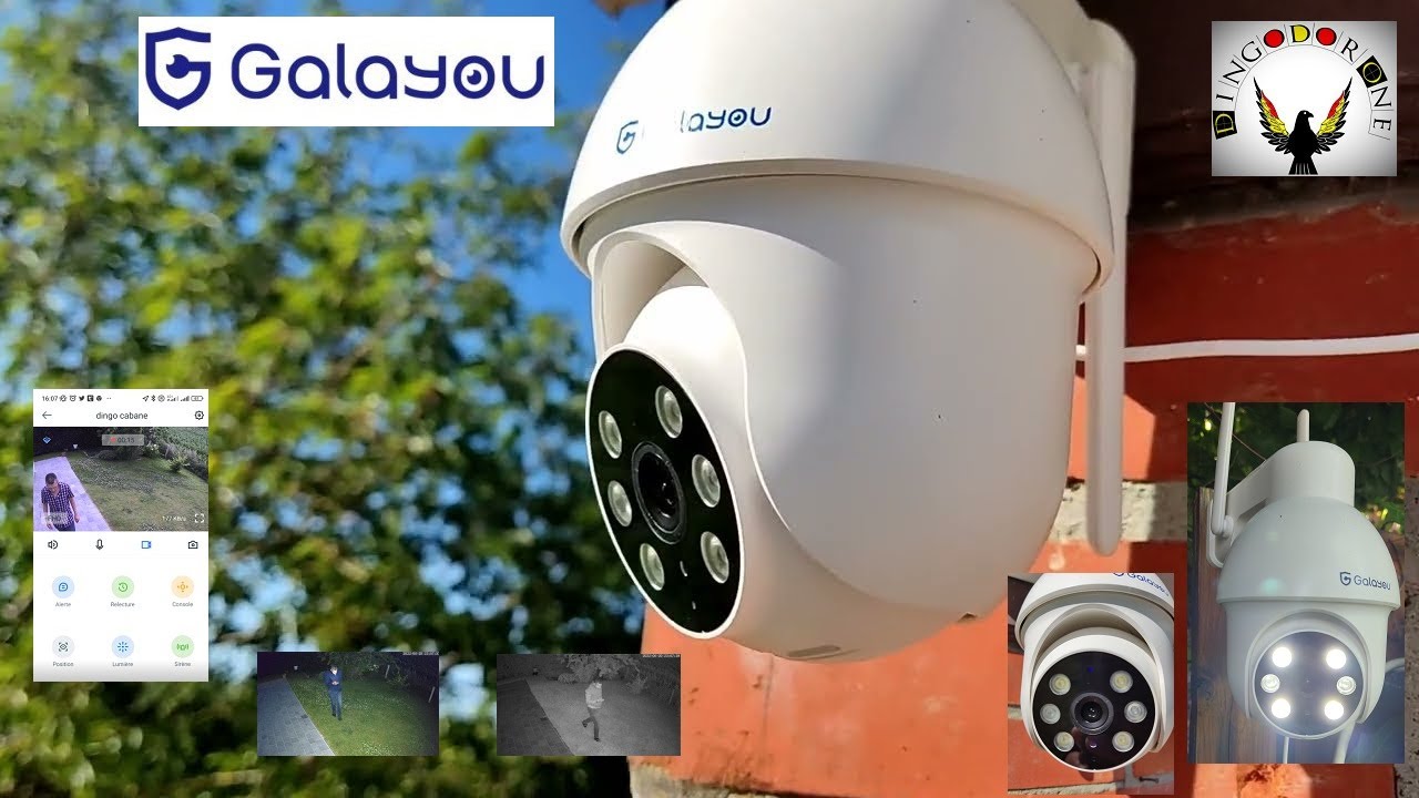 GALAYOU 2K Cámara Vigilancia WiFi Exterior, Cámara IP Vigilancia Domicilio  con Visión Nocturna en Color, Vista Panorámica e Inclinable de 360°, Sensor  de Movimiento y Audio Bidireccional Y4(2pack) : : Electrónica