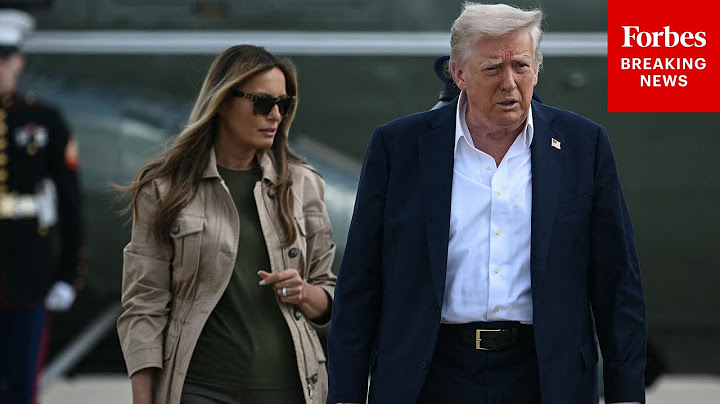 BREAKING NEWS: President Trump & First Lady Melania Trump Head To Texas Areas Hit By Deadly Floods