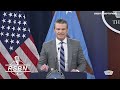 FULL EVENT: Secretary Hegseth &amp; Gen. Caine Address Urgent Hormuz Blockade - 04/24/26