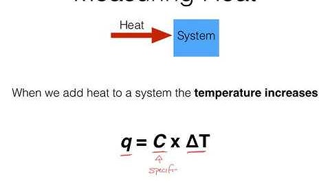 Calorimetry Part 3 - Specific Heat Capacity - Chapter 6 Part 3