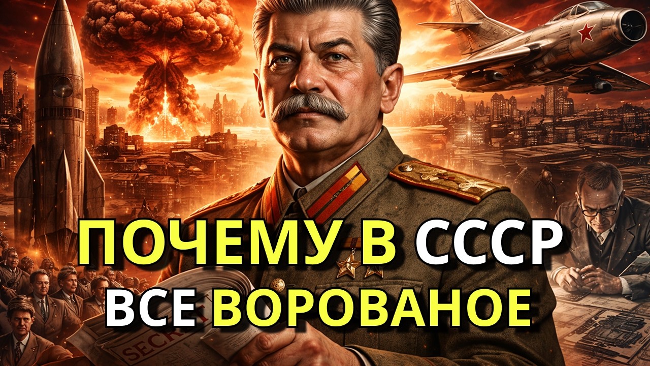 ВСЕ ИЗОБРИТЕНИЕ СССР ВОРОВАНЫЕ: ПОЧЕМУ ЭТО СКРЫВАЛИ!?