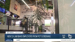 New California law bans employers from marijuana screening