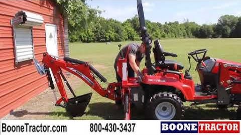 Remove and Install Backhoe on Massey Ferguson GC1700