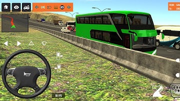 2025 new coach bus simulator 💥 || indonesia bus simulator part-52 #bus #game #simulator #comman