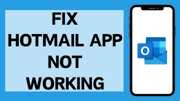 How To Fix Hotmail/Outlook App Not Working (2024)
