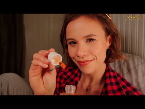 ASMR Limpeza de Pele Antes de Dormir 🌙 | MUITOS Sons Suaves e Relaxantes