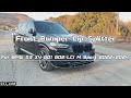 ZST-1498 AMP-Z Front Bumper Lip Splitter For #bmwx3 X4 G01 G02 LCI M Sport 2022-2024 #bmw #shorts