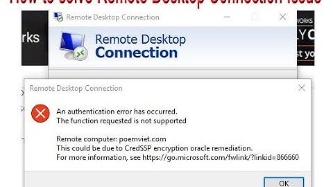 remote desktop can
