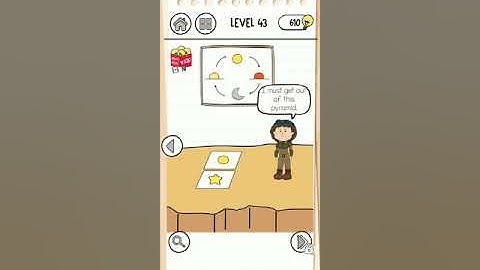 Brain test 3 level #43 walkthrough solution