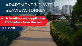 APARTMENT 3 + 1 WITH FURNITURE AND APPLIANCES. CONVENIENT LOCATION. | Mersin real estate Turkey