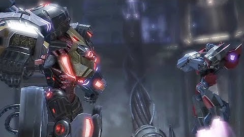 Starscream Finds Grimlock | Transformers Fall Of Cybertron