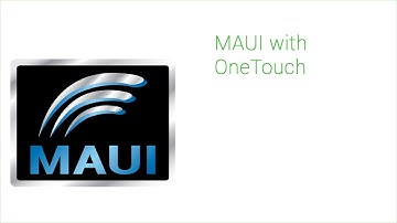 MAUI with OneTouch - HDO9000