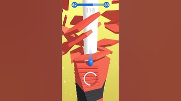 🎃Stack Ball 3D 🎅🦸Level 81 🏀Gameplay On (IOS)🏀 #stackball #stackball3d #3d #shorts #shortvideo