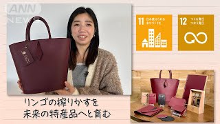 【SDGs】リンゴの搾りかすを未来の特産品へと育む