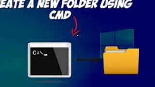How to create folders and files with the help of cmd command.