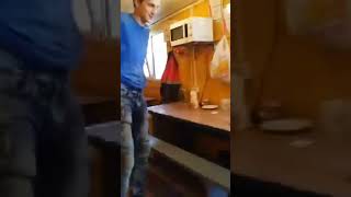Бригадир воспитывает ремнем (Reverse)