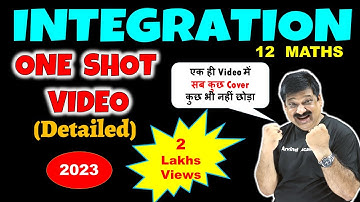 Integration One Shot Video for CBSE Term 2 Maths Board Exams 2023 NCERT Class 12 Maths Integrals
