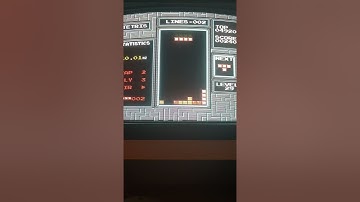 NES Tetris - 55 Lines on Level 29 with Rolling