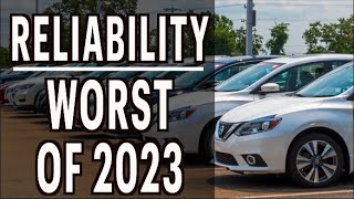 most and least reliable cars of 2023 on everyman driver
