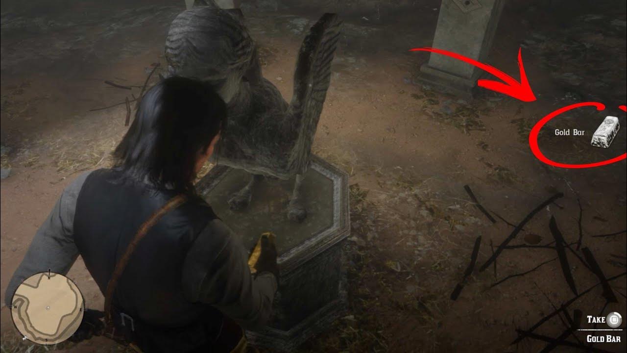 Hidden Cave With Lots of Gold RDR2 YouTube