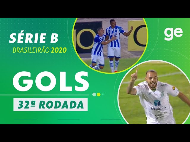 Tabela Série B: jogos da 32ª rodada - Gol a Gol