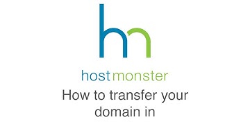 How to transfer a domain in to Hostmonster