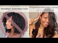 Goodbye…Everyday Curls | Straightened Natural Hair Journey | 2022 Hair Goals