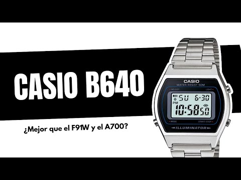 Video thumbnail: "¡Este Casio cuesta poco y hace TODO! [Review CASIO B640]”" — hands-on review by MTX Collection on YouTube