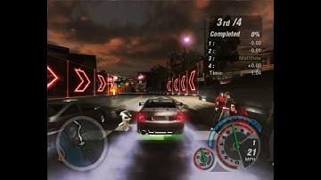 Need For Speed Underground 2 Gameplay - Sprint Race(Pontiac GTO)