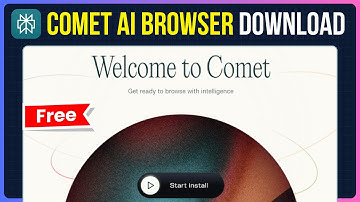 How to Download and Install Comet Browser 🌠| Perplexity Comet AI Browser Download For FREE