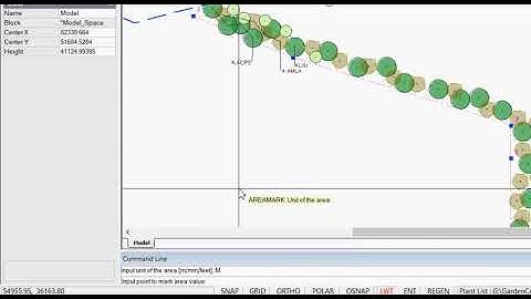 How to annotate a closed polyline with an area stamp