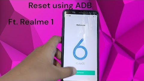 How to reset ANY Android Phone Using ADB (Android Debug Bridge) Ft. Realme 1