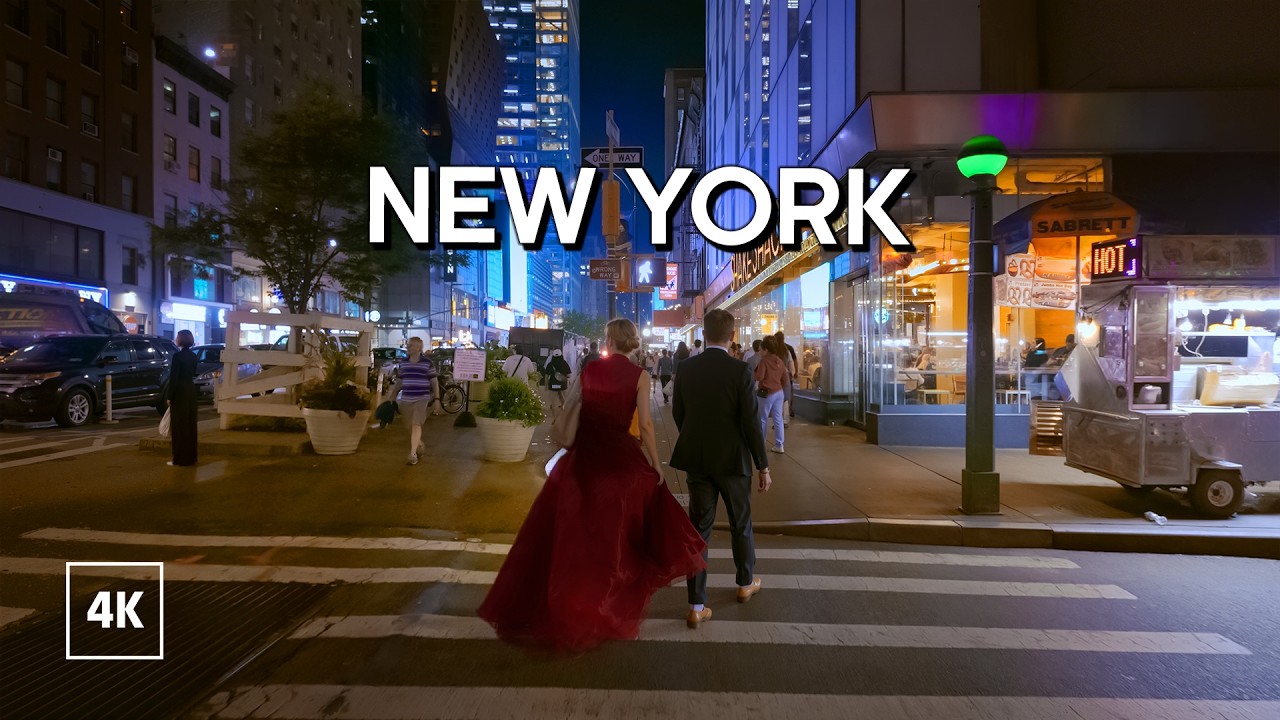 New York, Amerika Serikat | Jelajah Kota Malam 4K | 16 Sep 2026