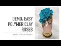 Demo: Polymer Clay Roses to use as Nail Charms