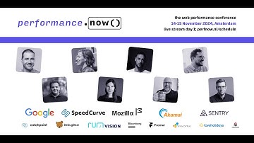 performance.now() 2024, all talks from day 1