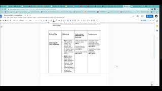 course mapping