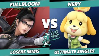 Flat Realm 8 Losers Semis - 4All | FullBloom (Corrin, Rosalina, Bayonetta) Vs. TS | Nery (Isabelle)