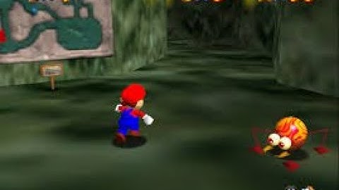 Super Mario 64 Hazy Maze Cave 100 Coin Star