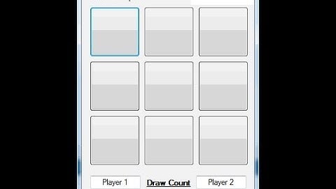(Part 3a) Visual Studio Winform Tic Tac Toe