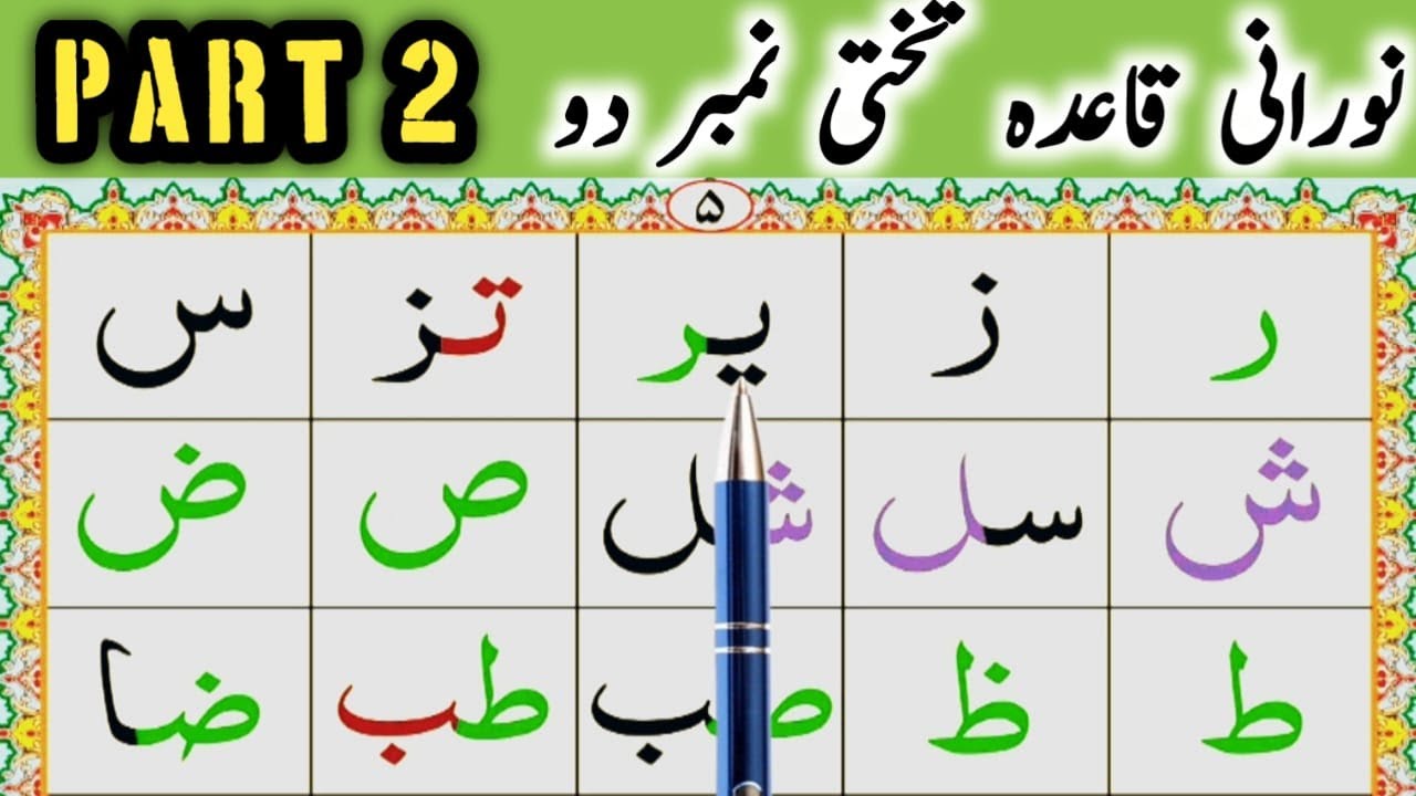 Arabic alphabet lesson 2 | Arabic letters | Quran Learning For ...