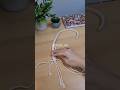 How to add cord when running short in macrame square knot.