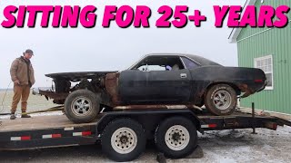 BARNFIND! Rusty 1973 Plymouth Barracuda...