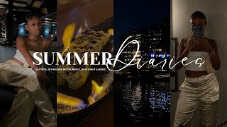 summer diaries vlog | new tattoo, date night, new restaurants, drive-in  theater + more
