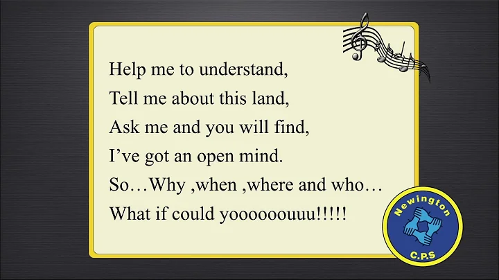 Curiosity -Term 2 Core Value Song (Choir version with words) - DayDayNews