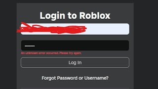 how to fix an unknown error occurred roblox login mobile 2025 | roblox login problem unknown error