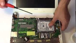 Как разобрать нетбук Асус (How to disassemble the netbook Asus)